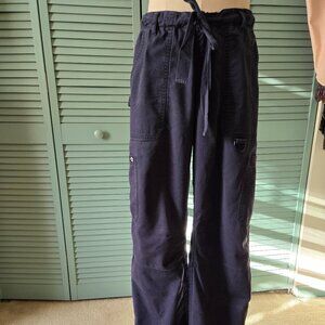 Koi Lindsey Scrub Pants Small Tall Navy Blue